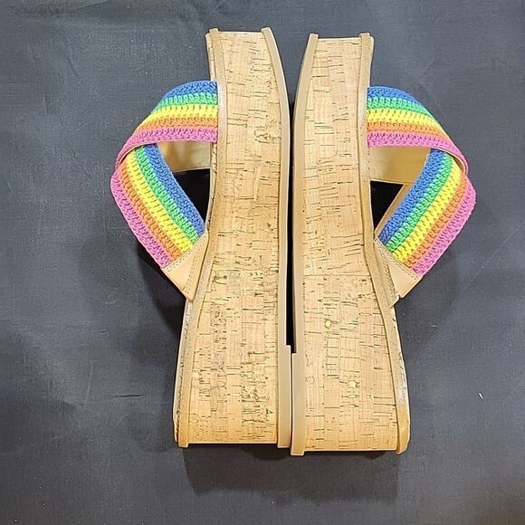 BRAND NEW JESSICA SIMPSON ELIZA CROCHET PLATFORM SANDAL S2 - Picture 6 of 15